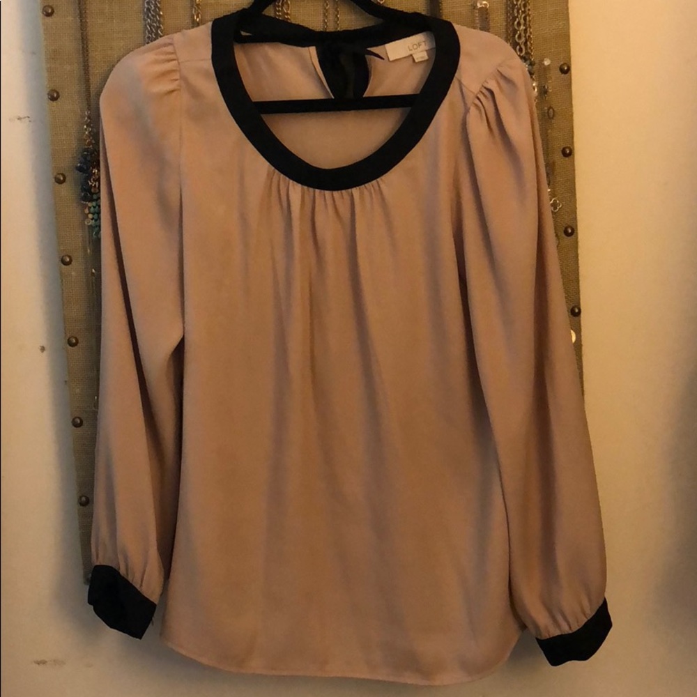 Loft Blouse with Bow Tie Back